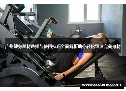 广州健身器材选择与使用技巧全面解析助你轻松塑造完美身材